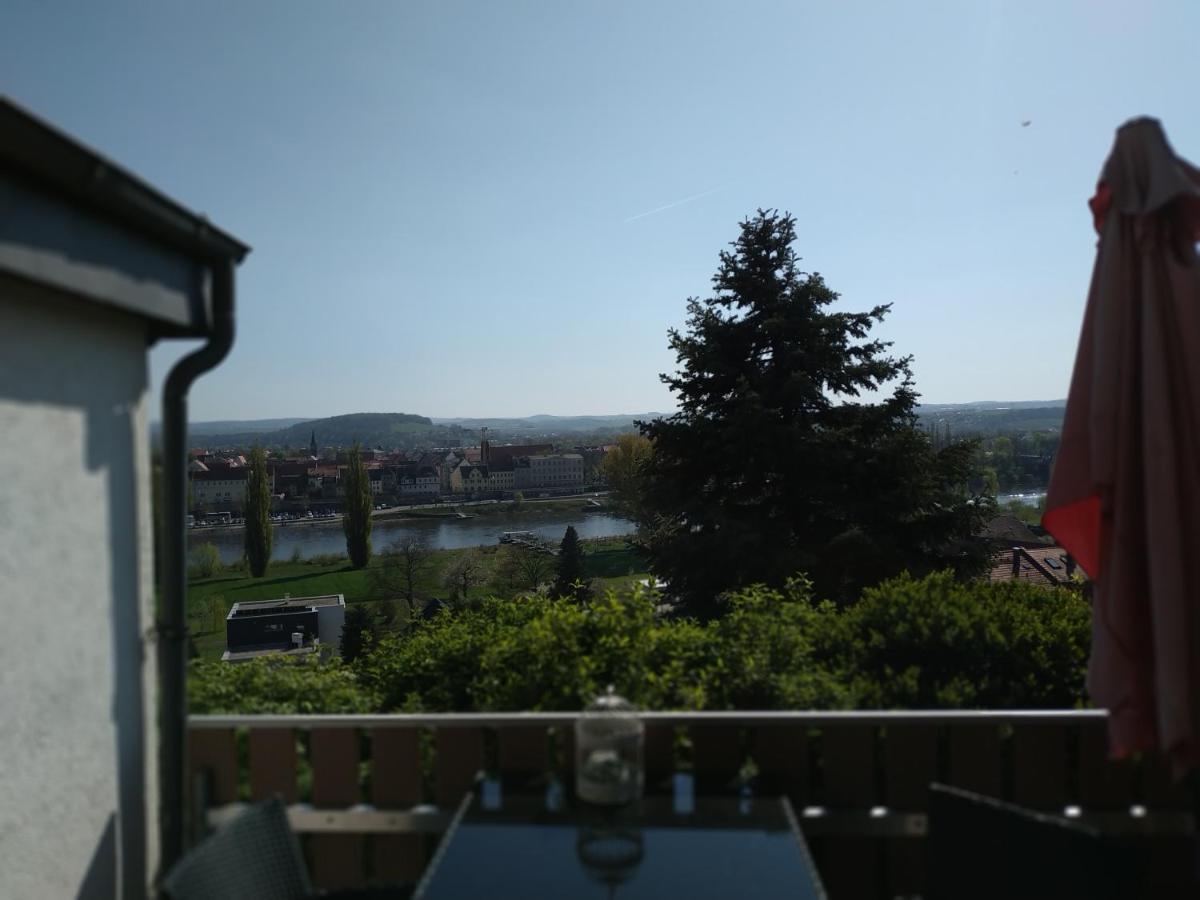 Das Ferienhaus Mit Aussicht 피르나 외부 사진